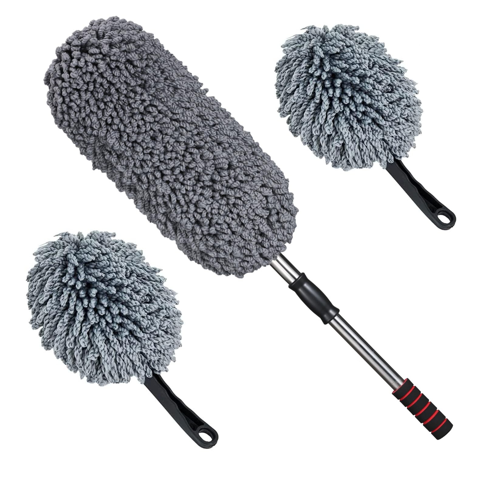Large Microfiber Car Duster Set – Scratch-Free, Extendable, Multipurpose