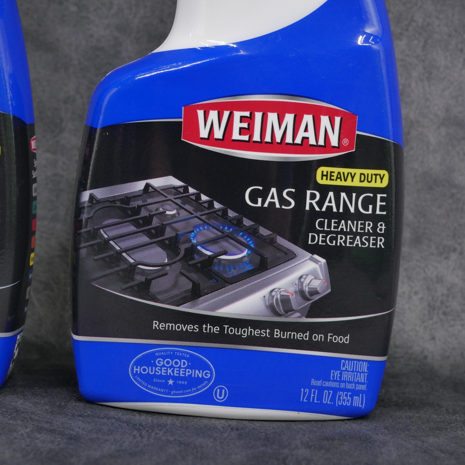 (2-Pack) Weiman Gas Range HEAVY DUTY Ceramic CLEANER & DEGREASER 12oz Spray