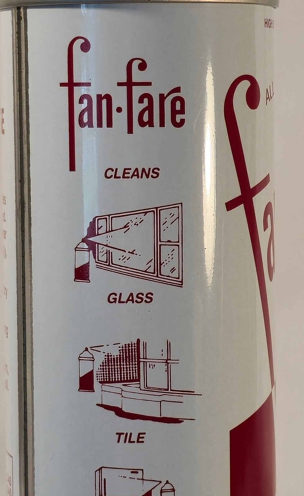All Purpose Fan Fare Super Spray Push Button Cleaner High Concentrate Aerosol