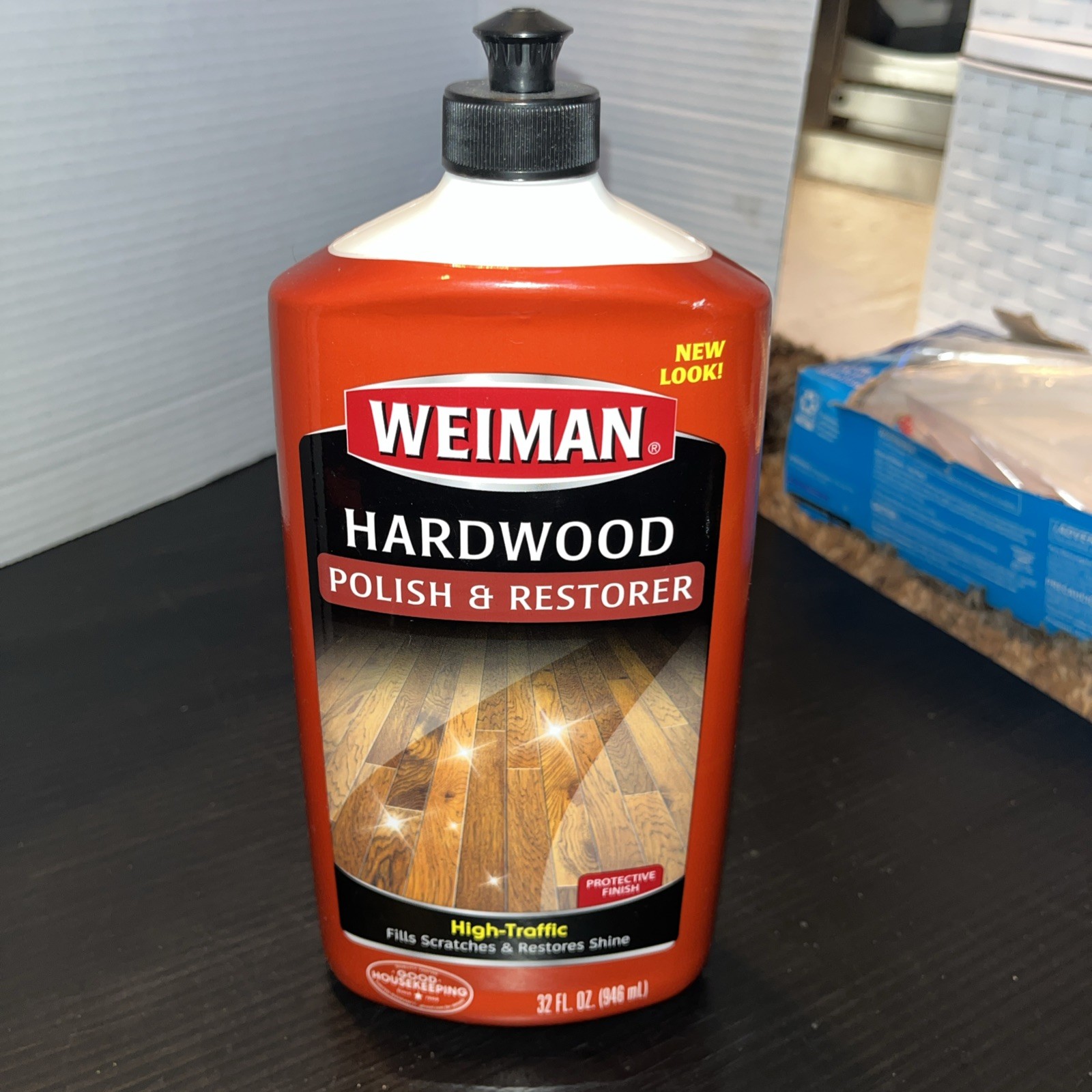 Weiman High Gloss Hardwood Floor Polish & Restorer Liquid 32 oz.