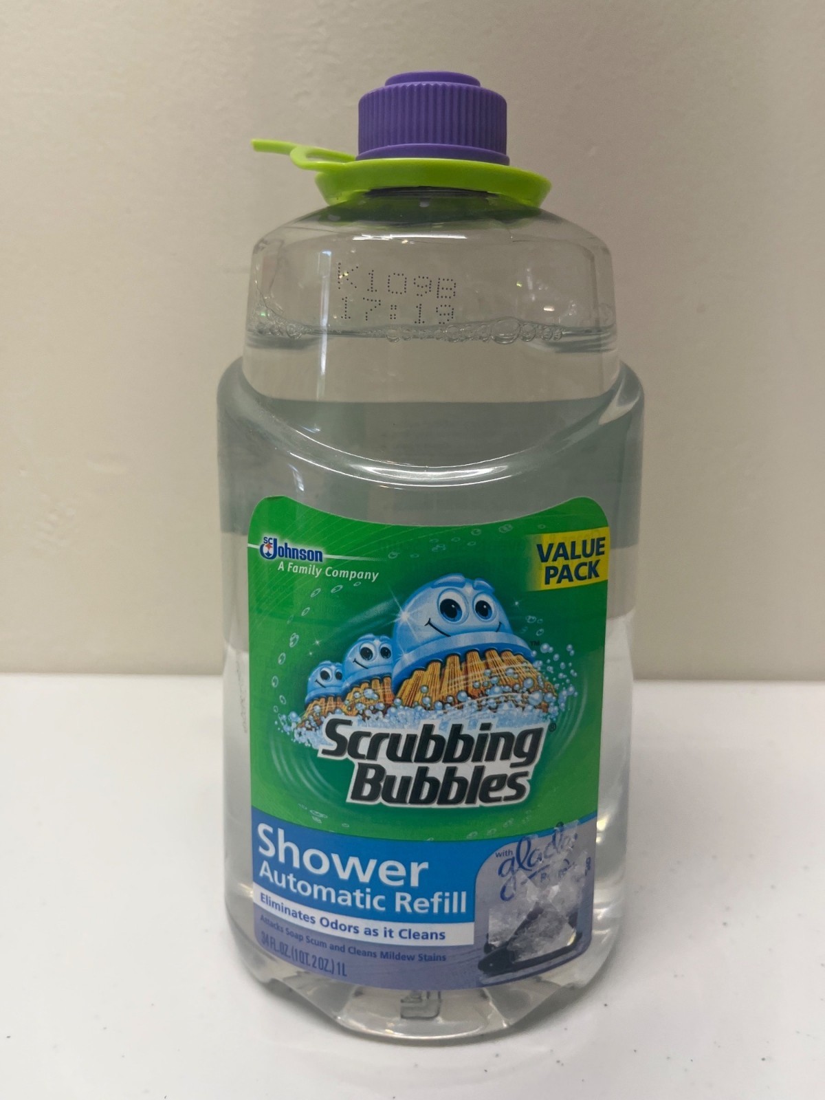 Scrubbing Bubbles Automatic Shower Cleaner Refill 34 oz New Glade Refreshing Spa