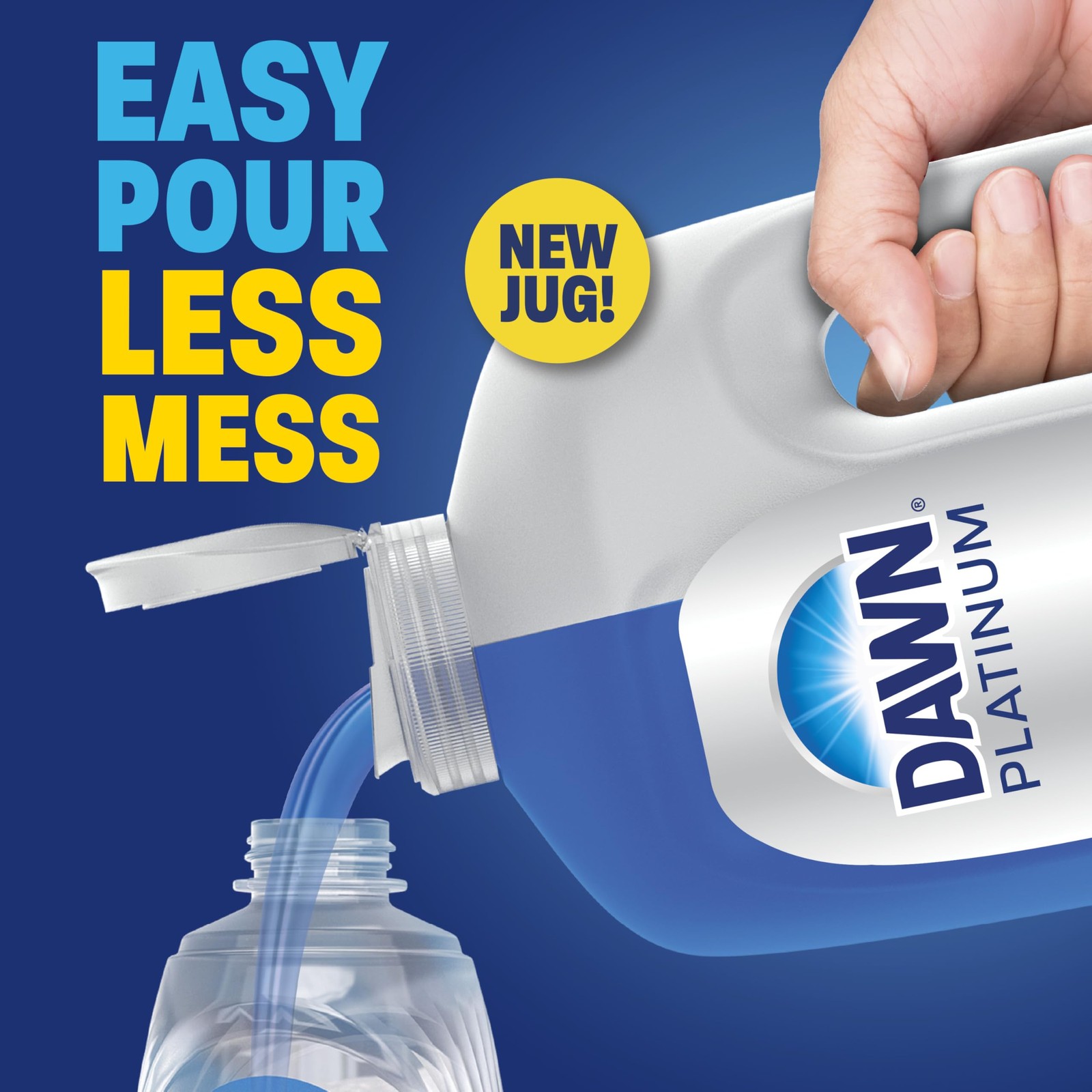 Platinum Dish Soap Fresh Rain Scent Liquid Dishwashing Detergent, Powerful Di…