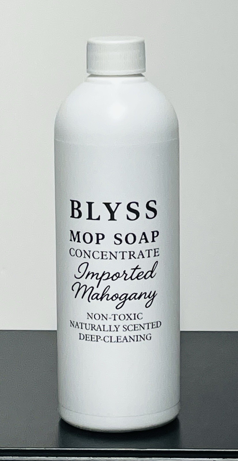 Blyss Mop Soap Imported Mahogany 16.9OZ. Concentrate Non-Toxic, Deep Cleaning