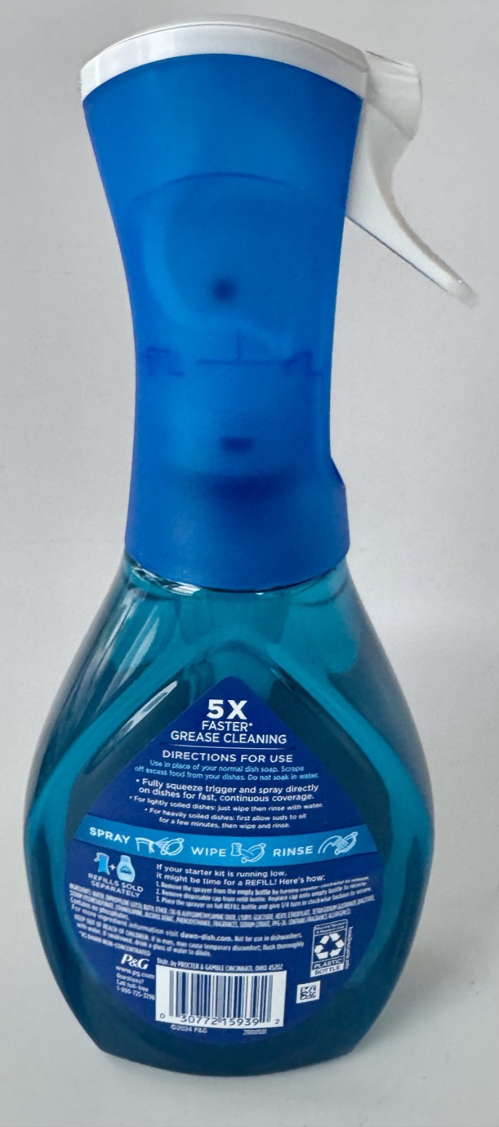 Dawn Platinum Plus Powerwash Dish Spray FRESH PINE Scent 16 oz Limited Edition
