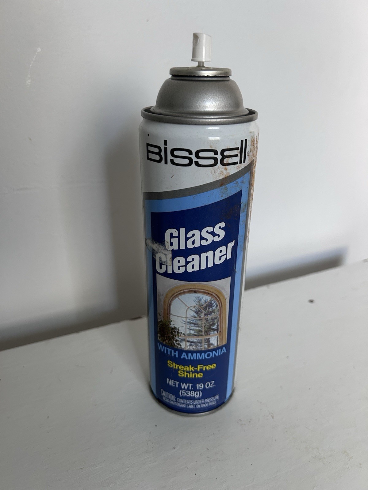 Bissell Glass Multi Surface Cleaner Ammonia 20 Oz Spray Can Foaming Action USED