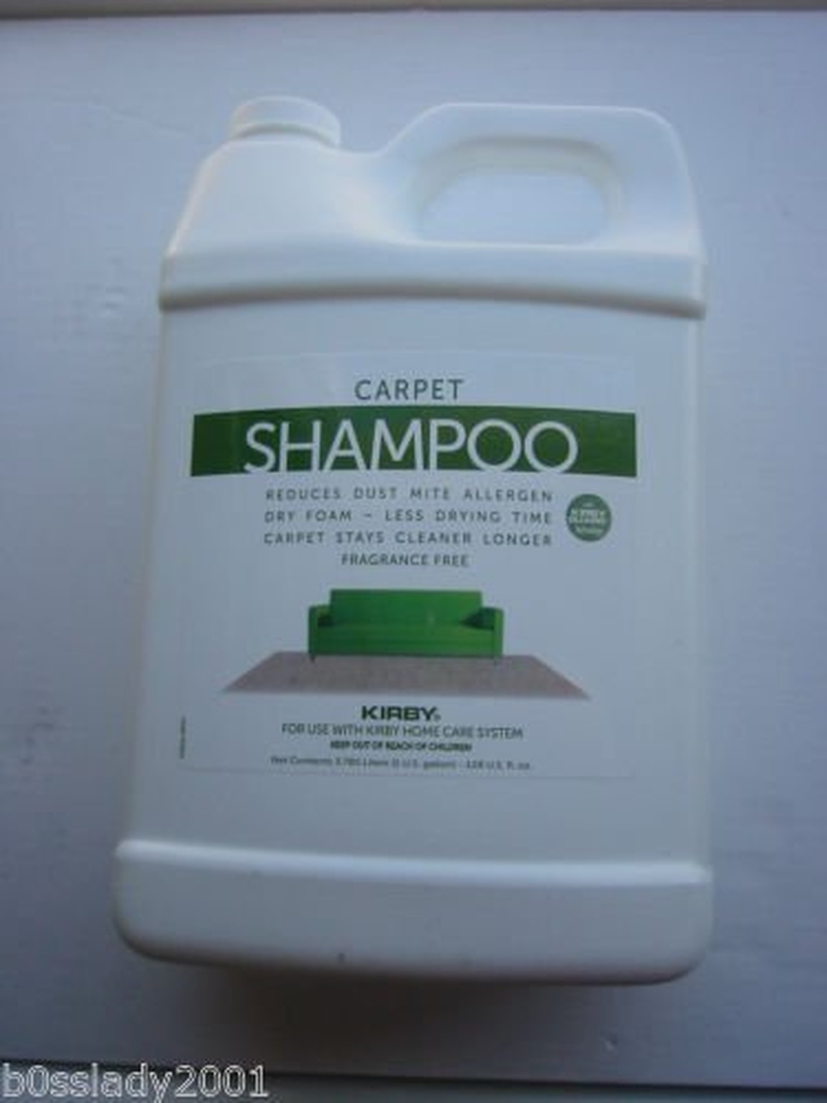 Kirby One Gallon 128 oz Allergen Shampoo (Unscented)