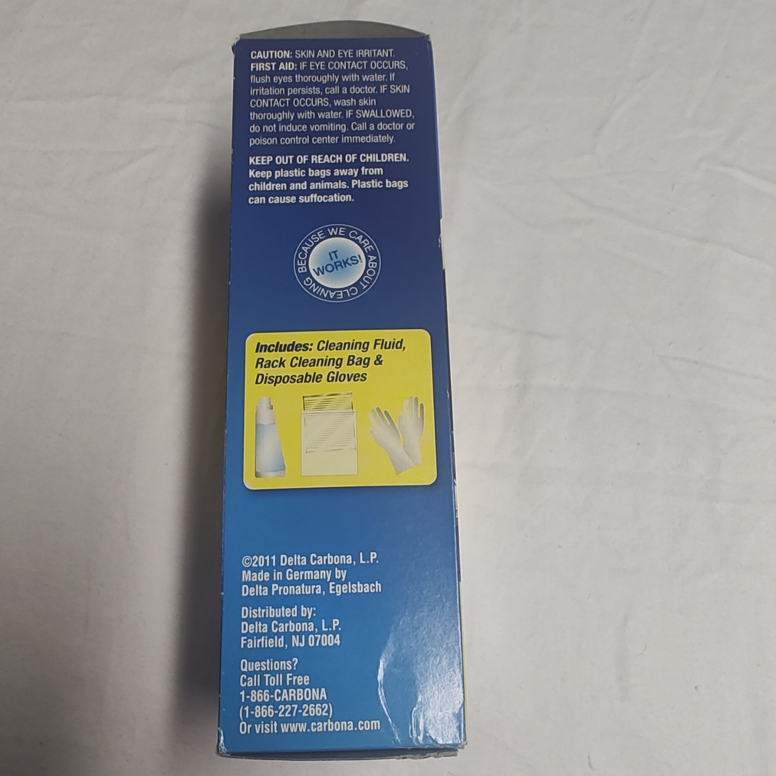 Carbona 2-in-1 Oven & Grill Cleaner w/ Disposable Gloves, 16.8 fl oz (500 mL)
