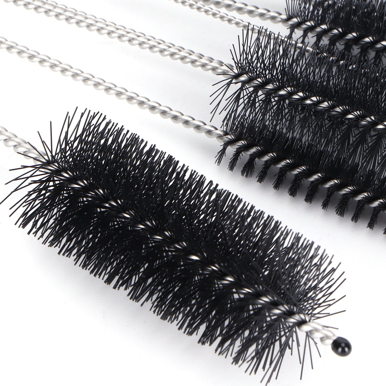 10Pcs Coffee Machine Brush Cleaner Stainless Steel Nylon Bottle Cleaning Brus US