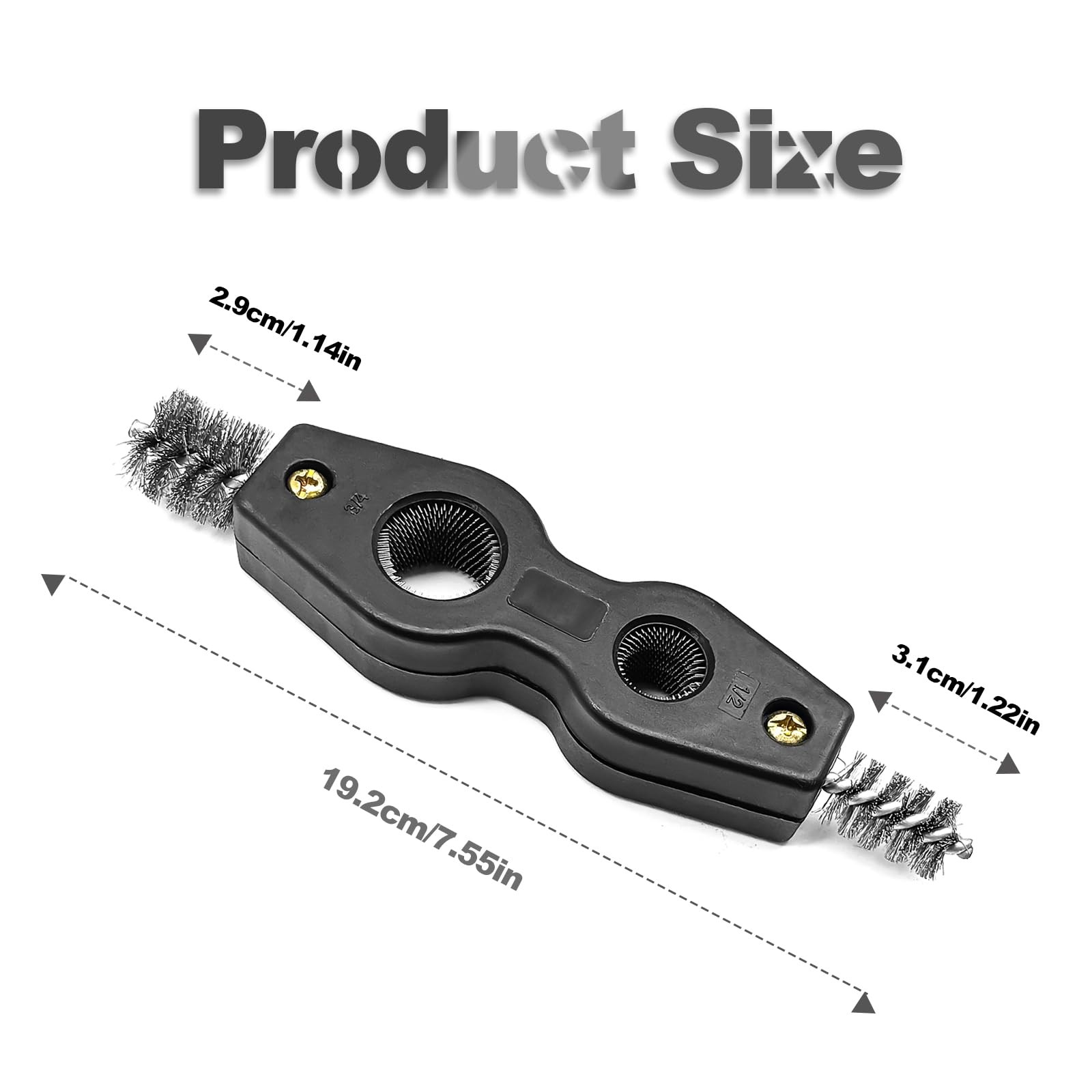 4 in 1 Car Battery Cleaning Brush,Anti-Corrosion Battery Terminals,Copper Pip…