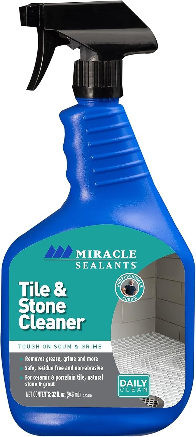 Tile Cleaner Concentrate for Natural Stone and Grout 32 oz, pH Neutral, Interior