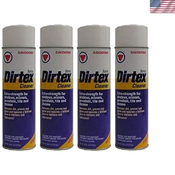 GRAND CAT Savogran 10761 Dirtex Spray Cleaner, 18 Oz Fоur Paсk