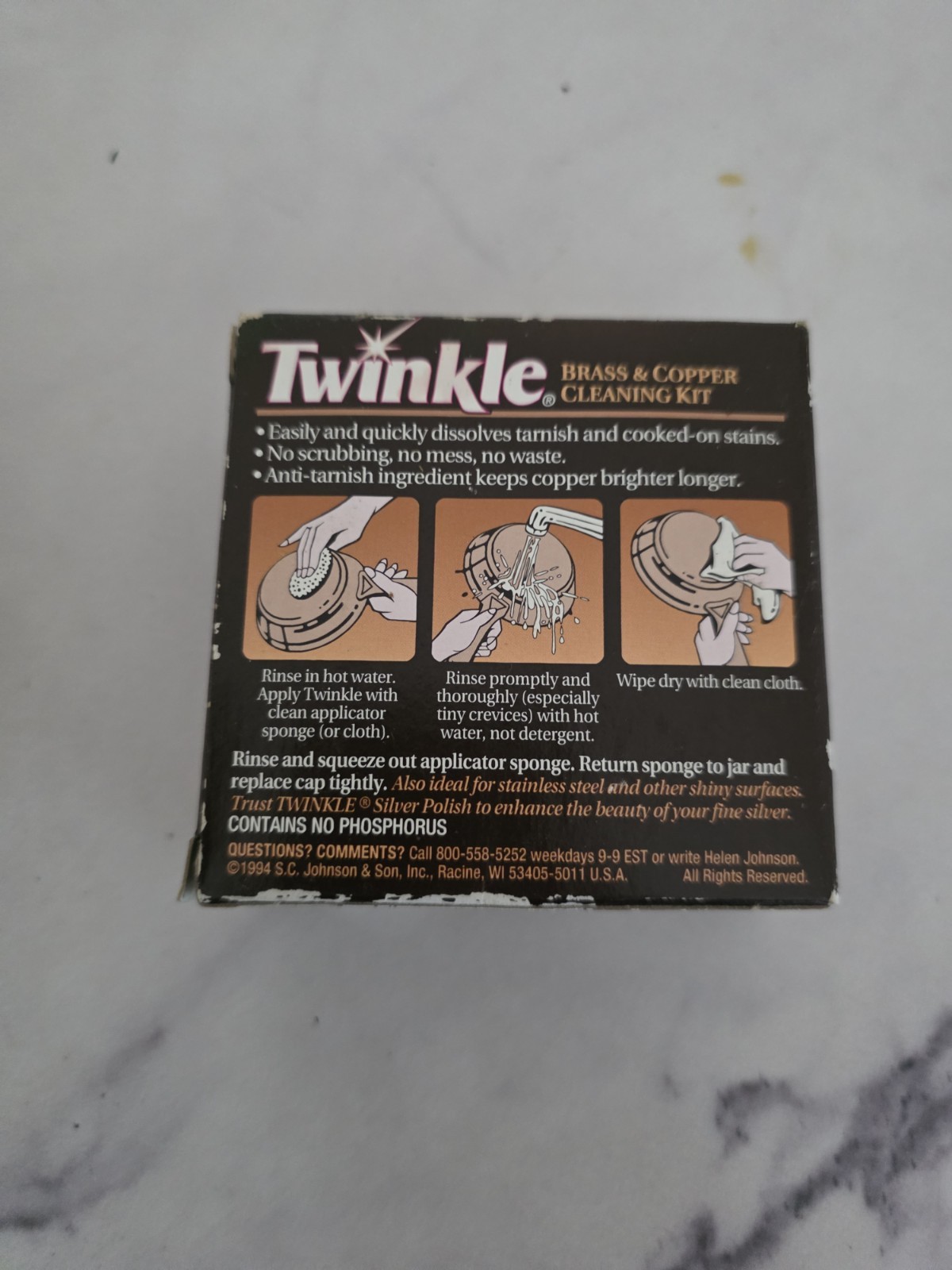 TWINKLE Brass/Copper Cleaner/Polish Anti-Tarnish – NEW