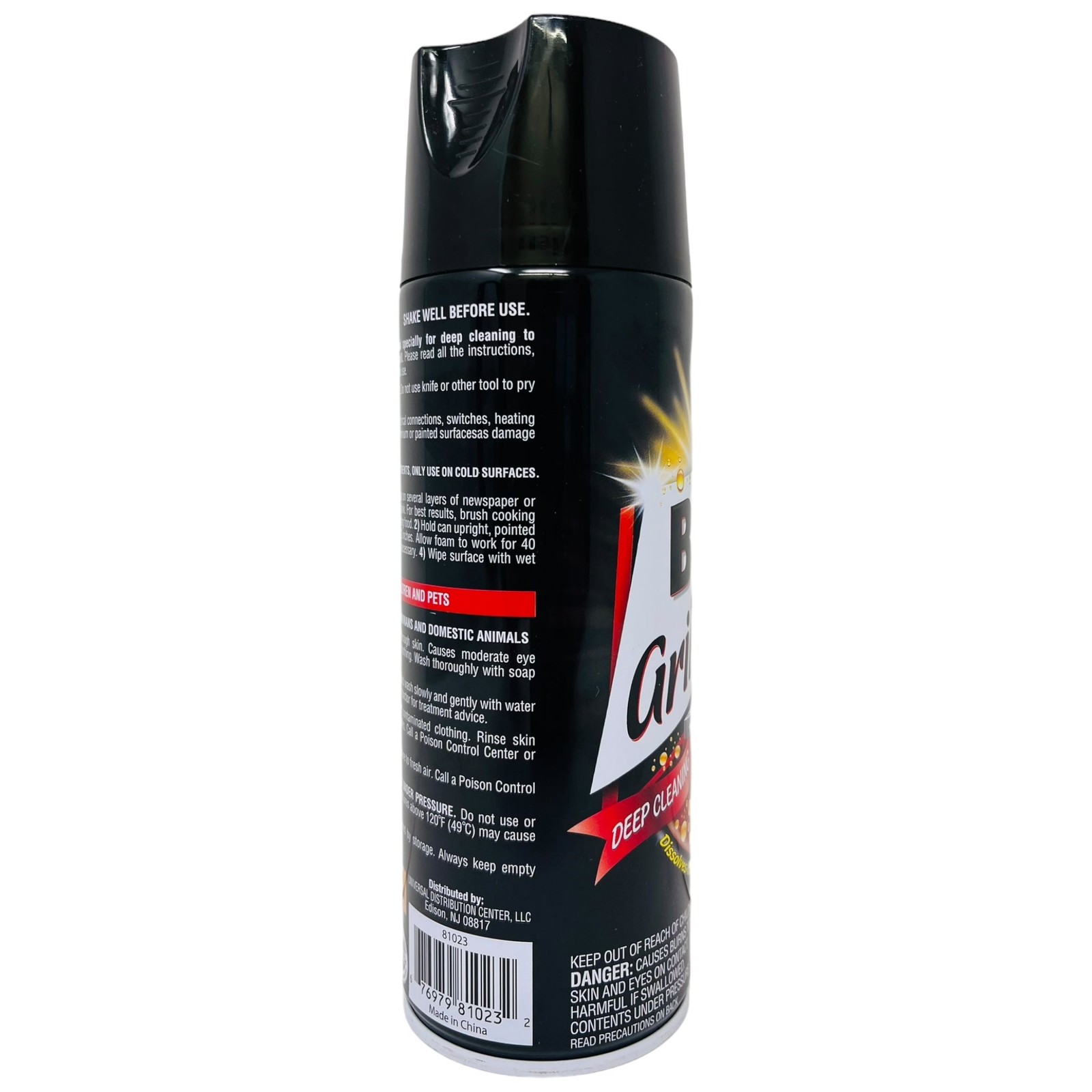 BBQ Barbeque Grill Cleaner – Deep Cleaning & Fast Acting, 14oz. (Pack of 3)
