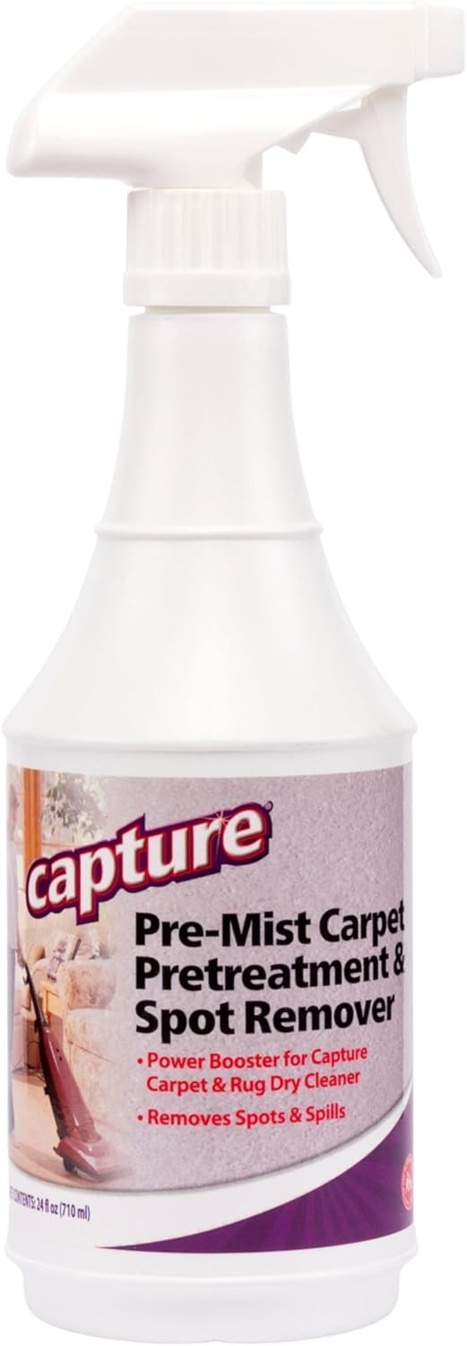 Capture Carpet Pre-Spray 24oz – Non-Toxic Stain Eliminator for Rugs & Upholstery