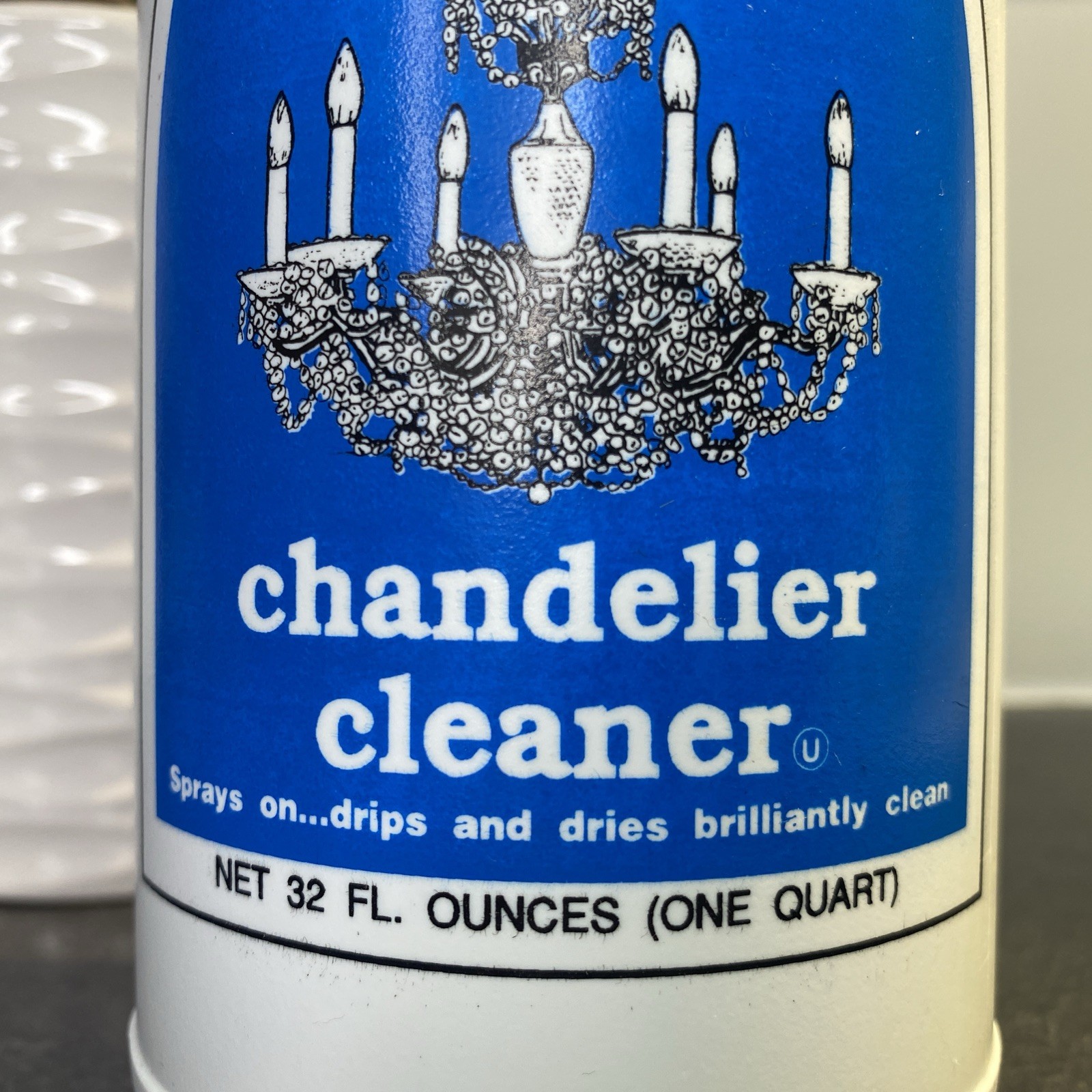 Hagerty 32 Fl. Oz. Chandelier Cleaner, No Rinse, No Wipe Formula, Crystal Glass