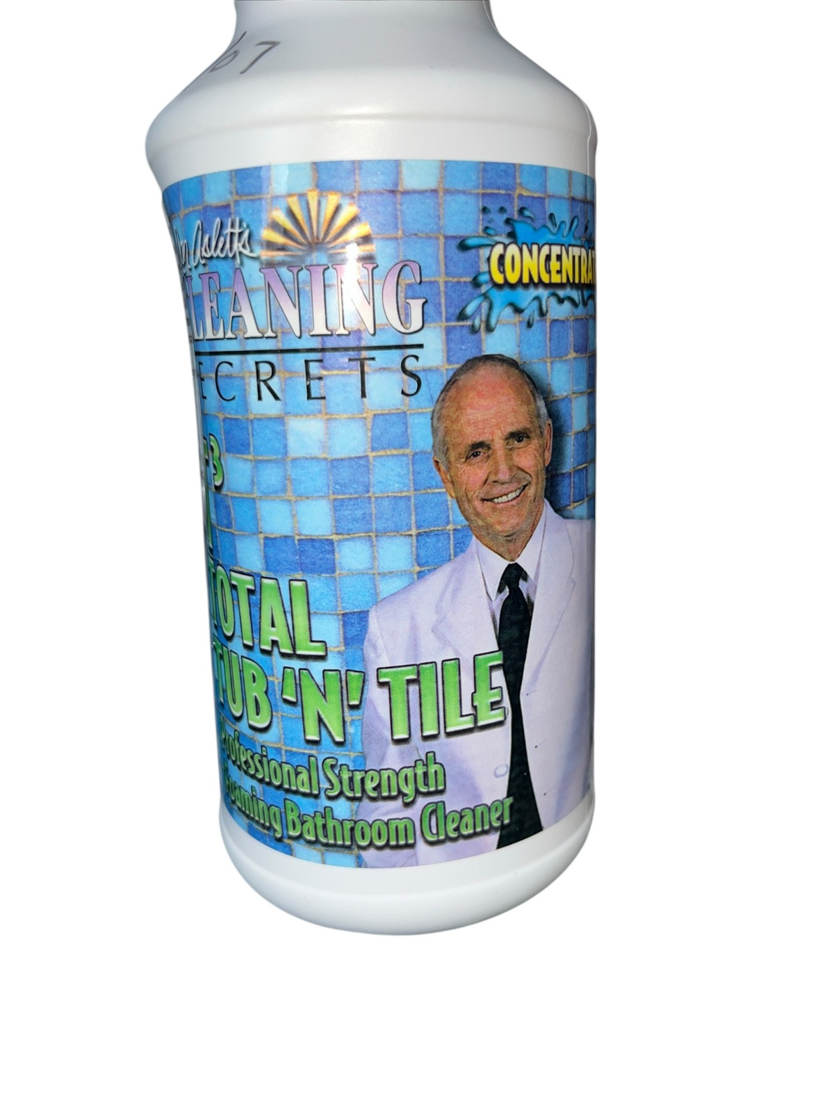 Don Aslett’s Cleaning Secrets Total Tub n’ Tile Bathroom Cleaner Concentrate T3