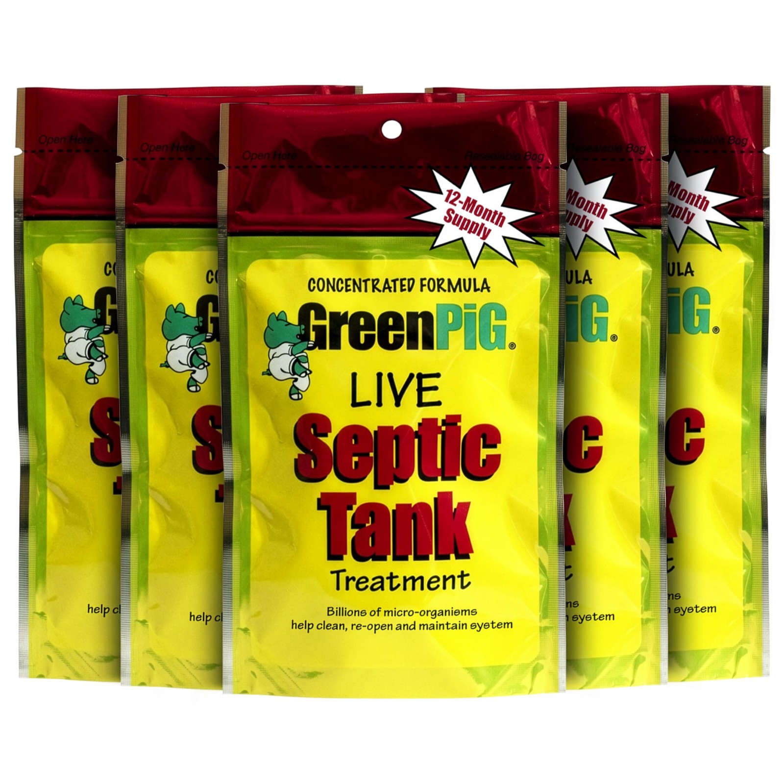 Live Tank Treatment Aids in The Breakdown of Septic Waste to Prevent Backups wit
