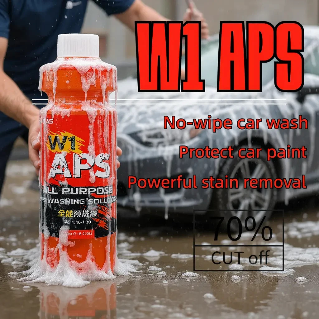 W1 APS All Purpose Pre-Wash Powerful Stain Remover No Scrub Degreasing Car Wash