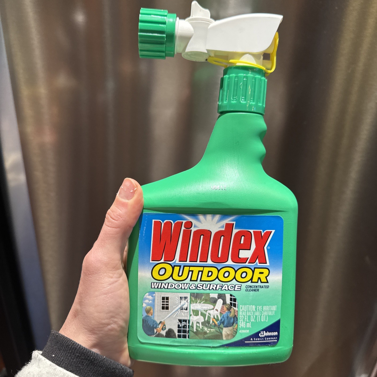 Windex Outdoor All-In-One Glass & Surface Cleaner Concentrate 32 oz Bottle