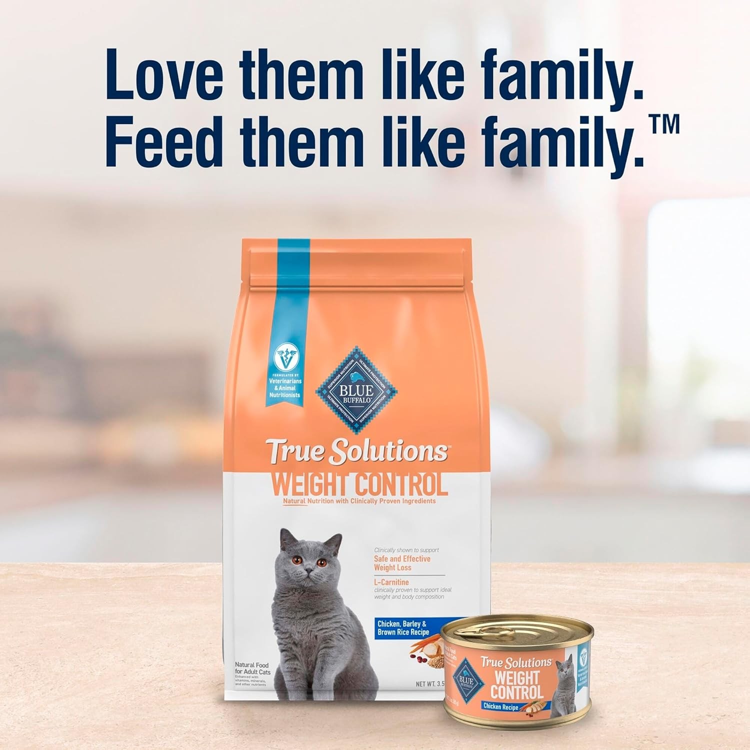 Blue Buffalo True Solutions Weight Control Natural Dry Cat Food for Adult Cats