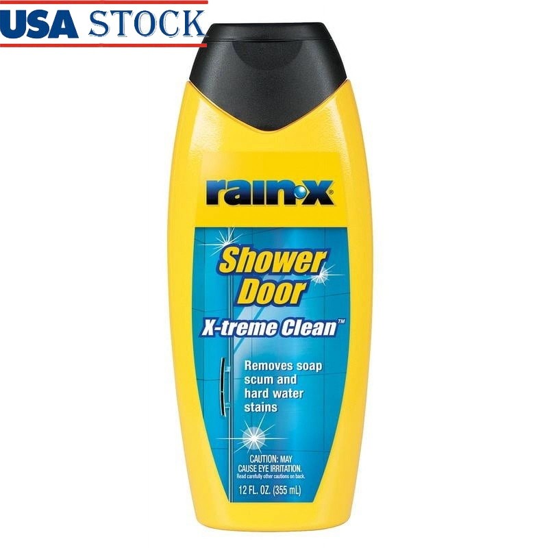 Shower Door Cleaner No Scrub Hard Water Stain Remover Sparkling Shine 12oz New