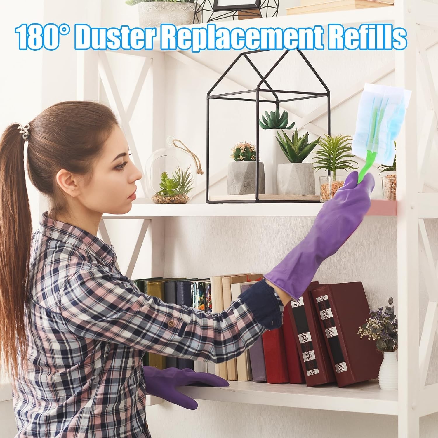 Ergonomic 30PCS Disposable Dusters Compatible with Swiffer – Perfect for Dusting