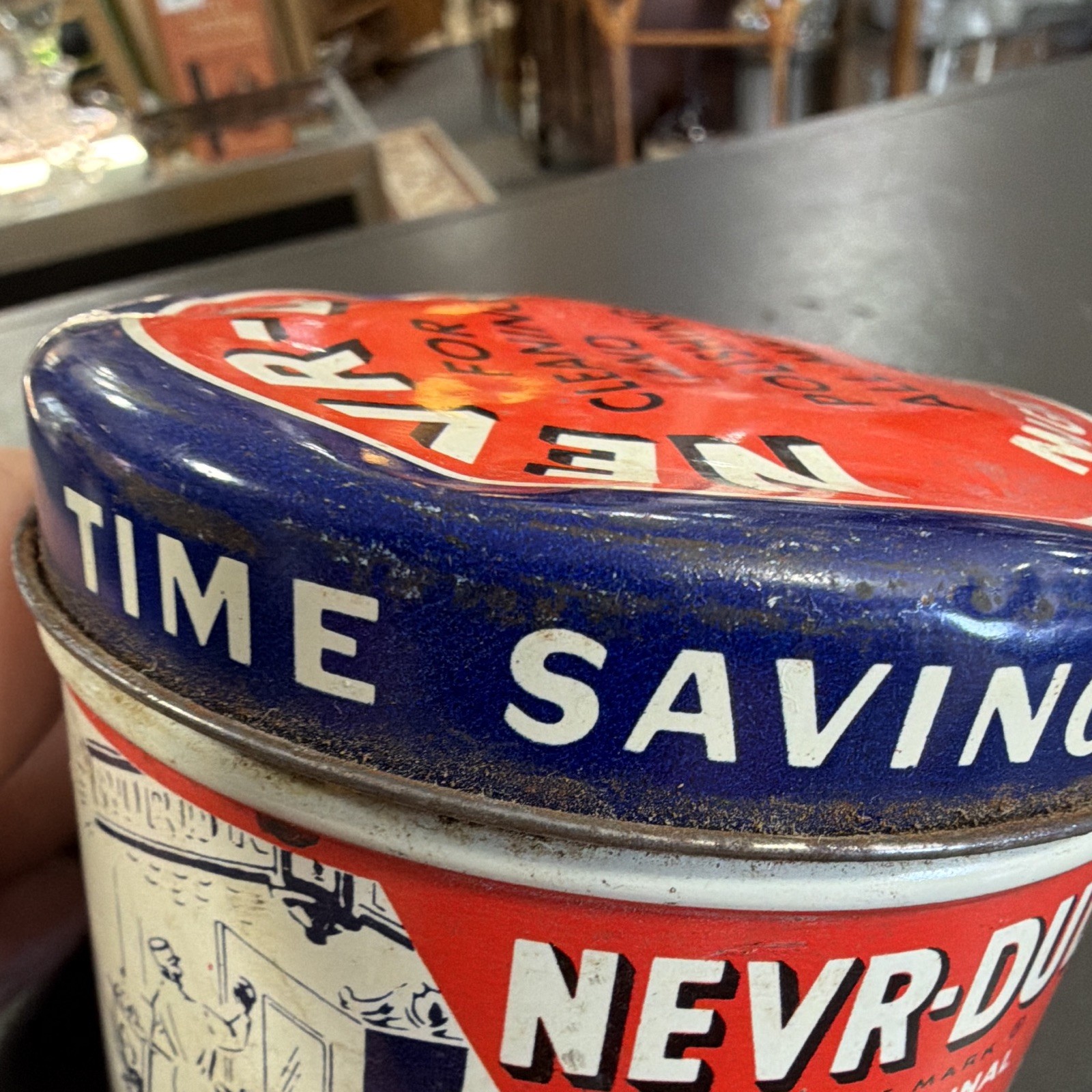 NEVR-DULL Magic Wadding Metal Polish Tin 5 oz, Time & Money Saving (2725)