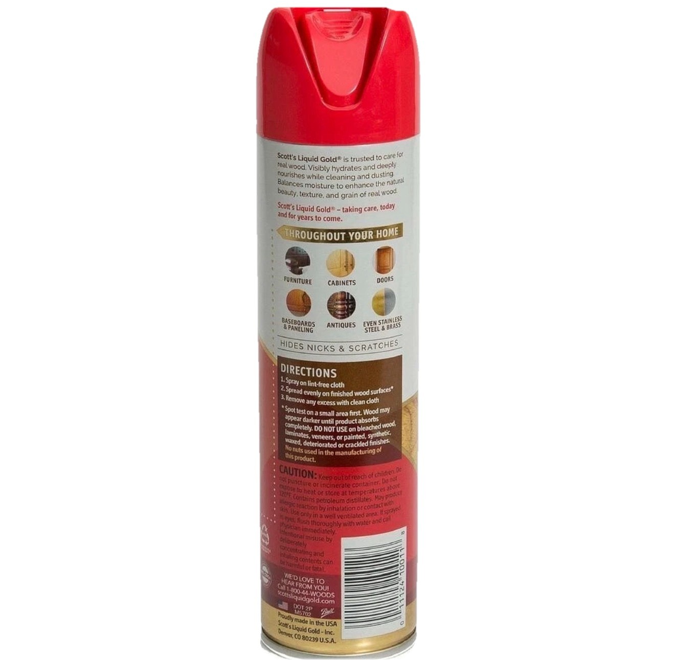 (2-Pk) LIQUID GOLD WOOD CARE Scotts Natural Oil CLEANER NOURISHER ~ Almond Scent