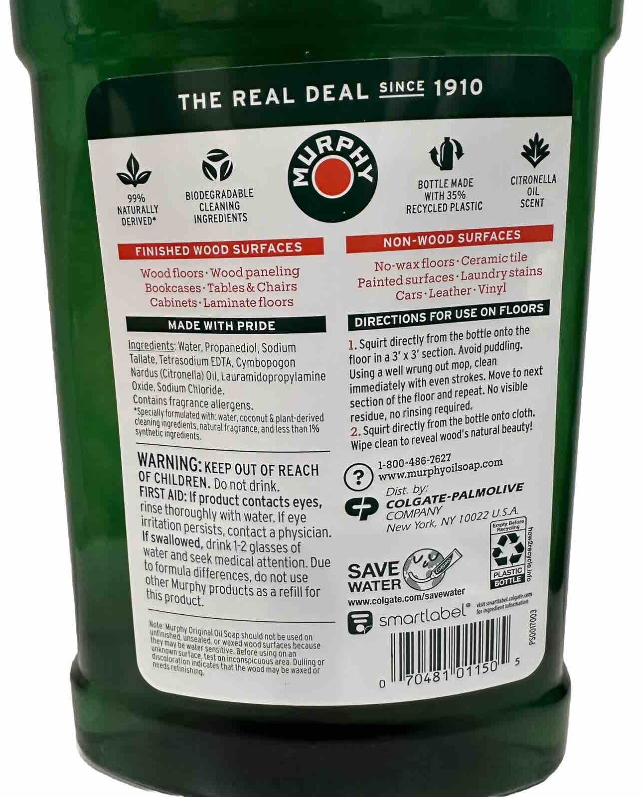 Murphy’s Oil Soap Squirt and Mop Wood Floor Cleaner 32 Fluid Ounce