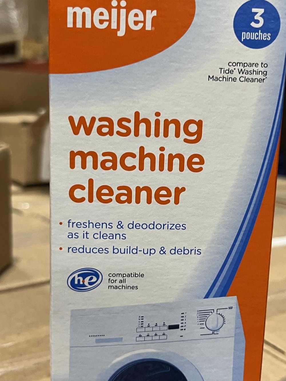 Washing Machine Cleaner, 12 Month Supply, 12 pacs, like Tide & Affresh Free Ship