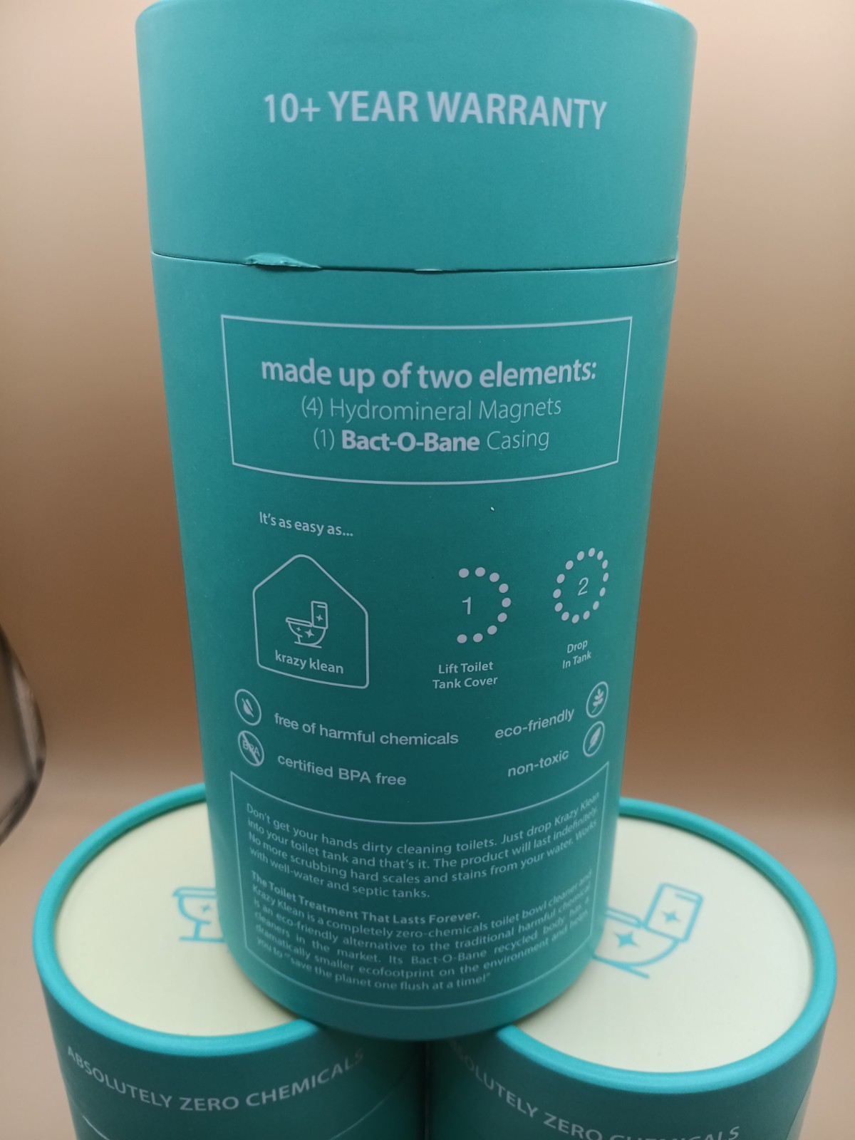 Krazy Klean Toilet Bowl Treatment Brand New 3PK