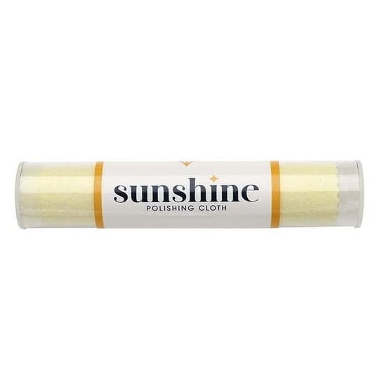 Sunshine 5 Polishing Cloths Jewelry Cleaner Tube Silver Brass Gold Copper,