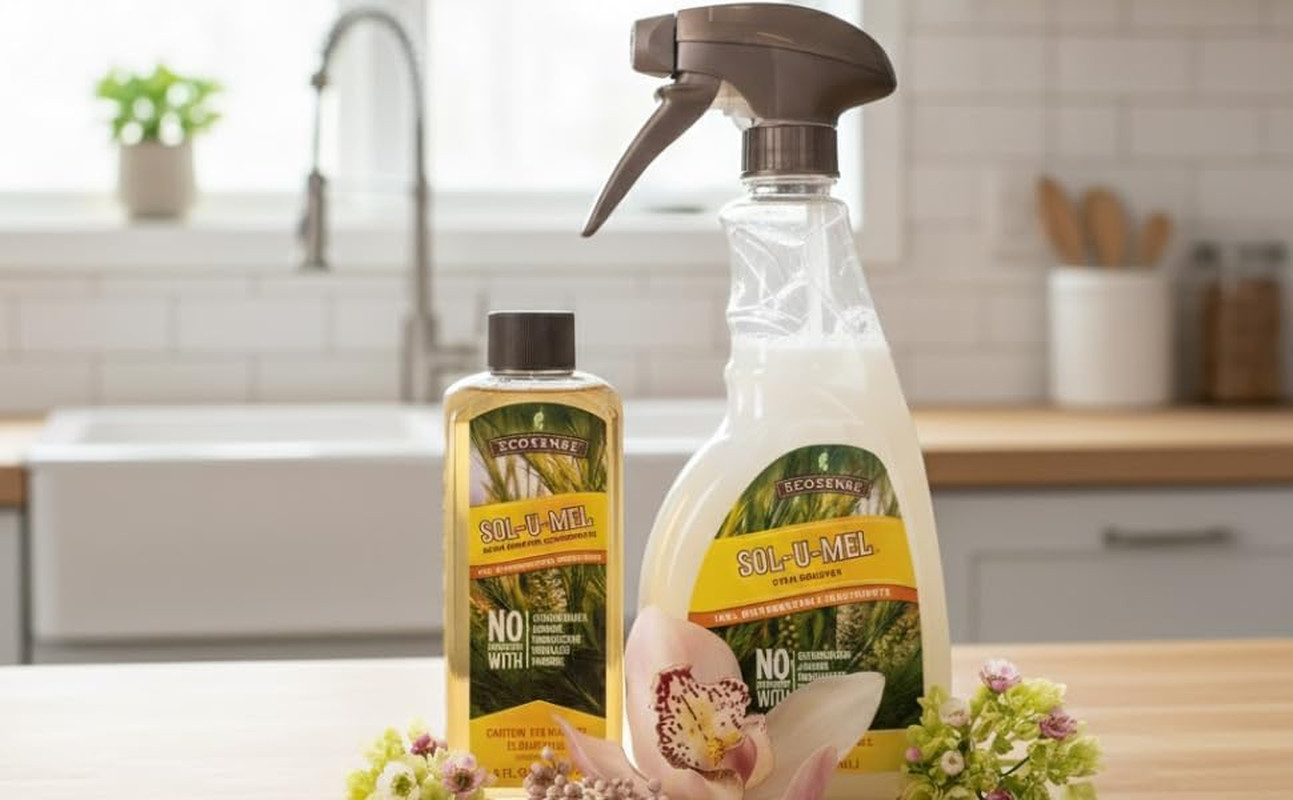 Sol-U-Mel 3-In-1 Cleaner, Original Scent, Multi-Purpose Concentrated Cleaning So