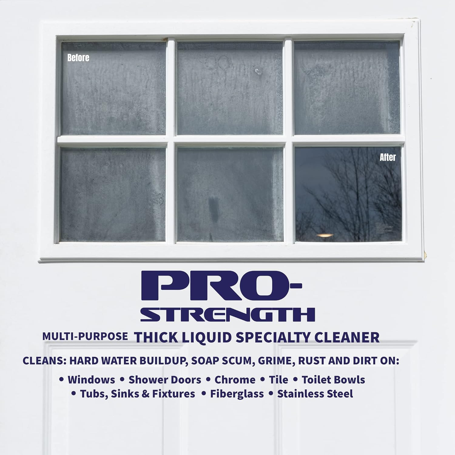 Pro-Strength Hard Water Stain Remover, Industrial Strength Hard Water, Mineral,