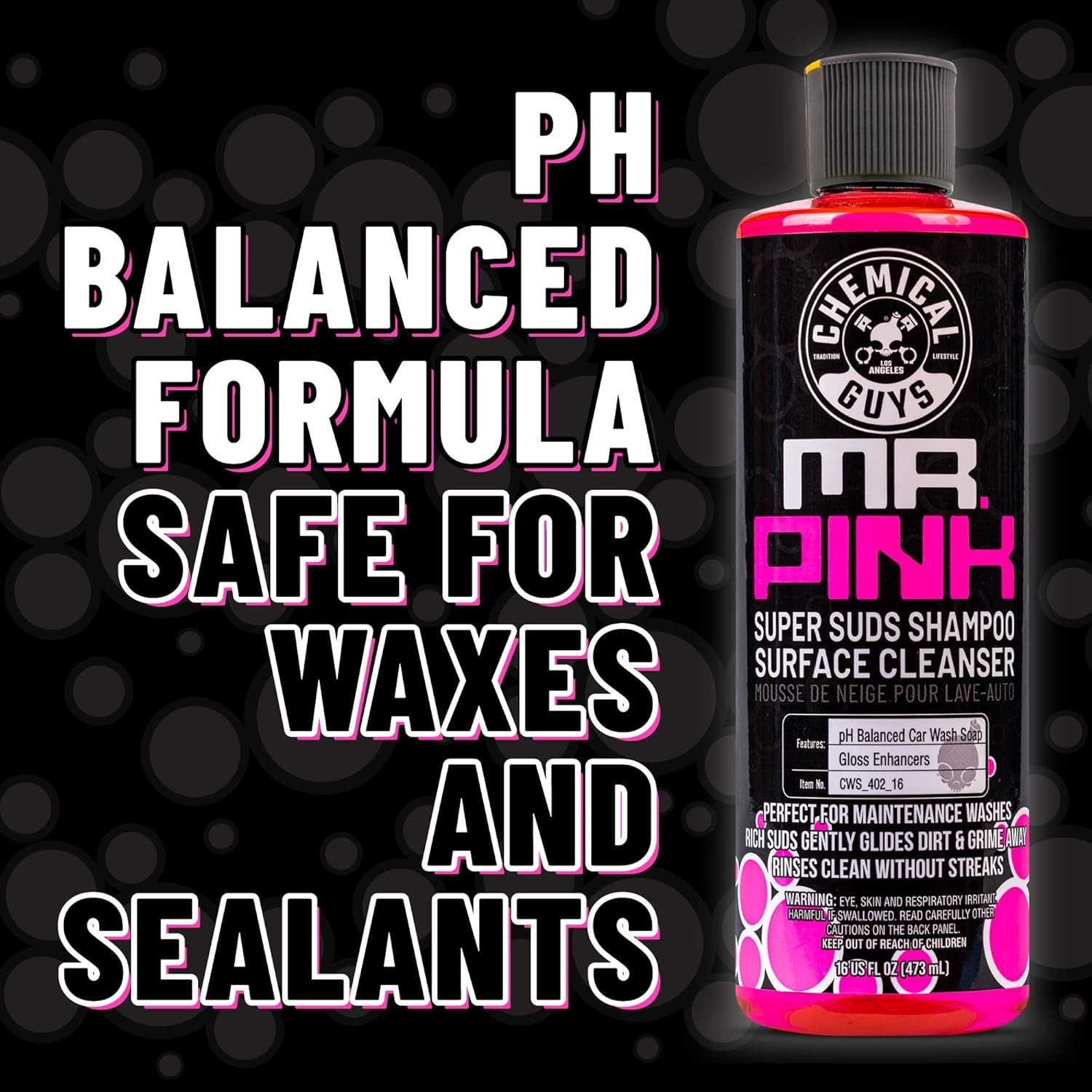 Mr. Pink Car Wash Soap 64 oz Super Suds Foaming Car Wash Soap for Cannon, Bl…