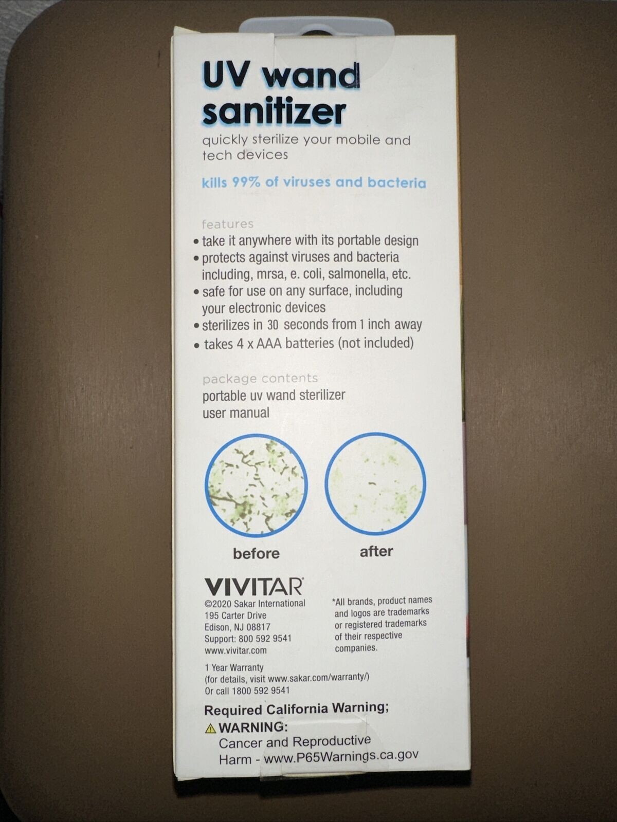 puremobile wand sanitizer Brand New-Free Fast Shipping