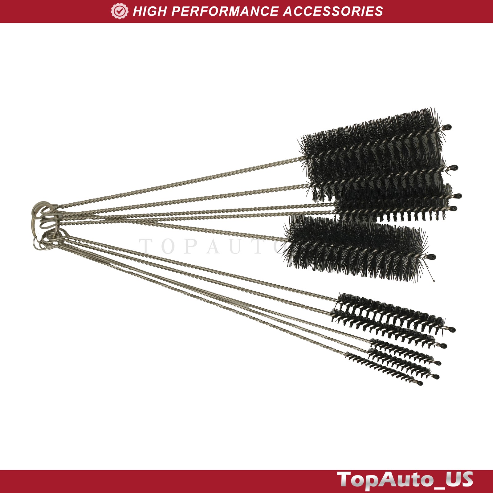 Fit Kitchen Nylon Cleaning Straw Brush Set 10PCS Bottle Tube Pipe Cleaner