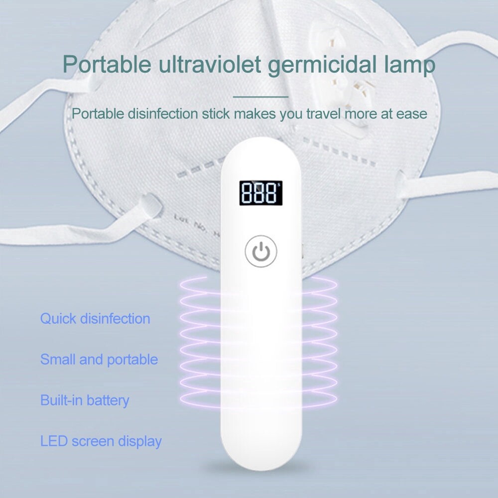 EZ Clean Max Portable UVC Light Sanitizer to Sterilize and Disinfect (from USA)