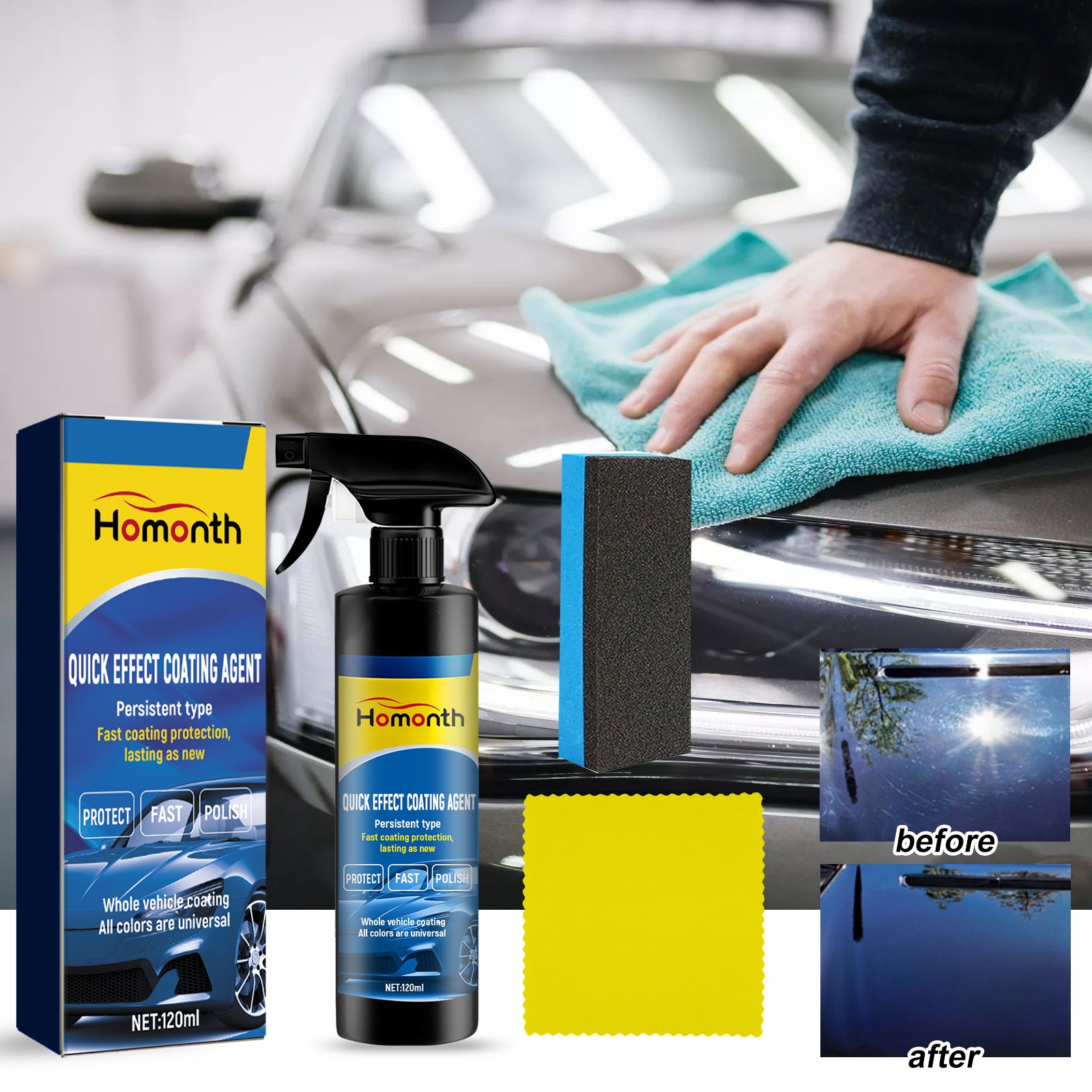 Bright Multi Functional Coating Agent – Car Paint Dust Removal Clean 🚗