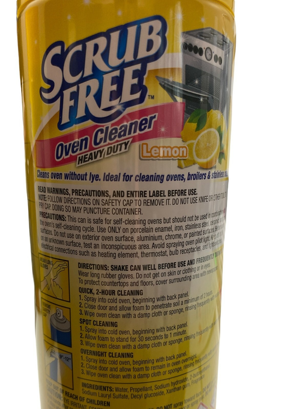 Oven and Grill Cleaner – 12 oz Removes Tough Baked On Grease and Food Spill Pk 2