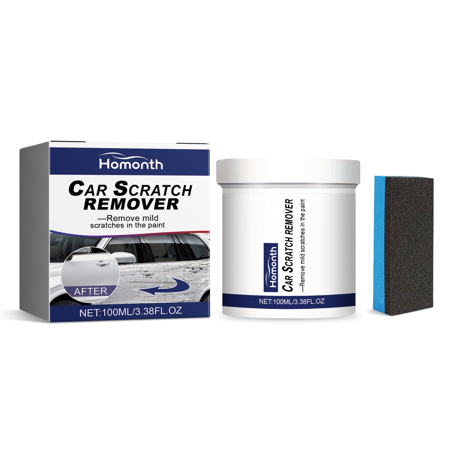 Car Scratch Repair Kit Complete Paint Polish Restorer All Colors DIY