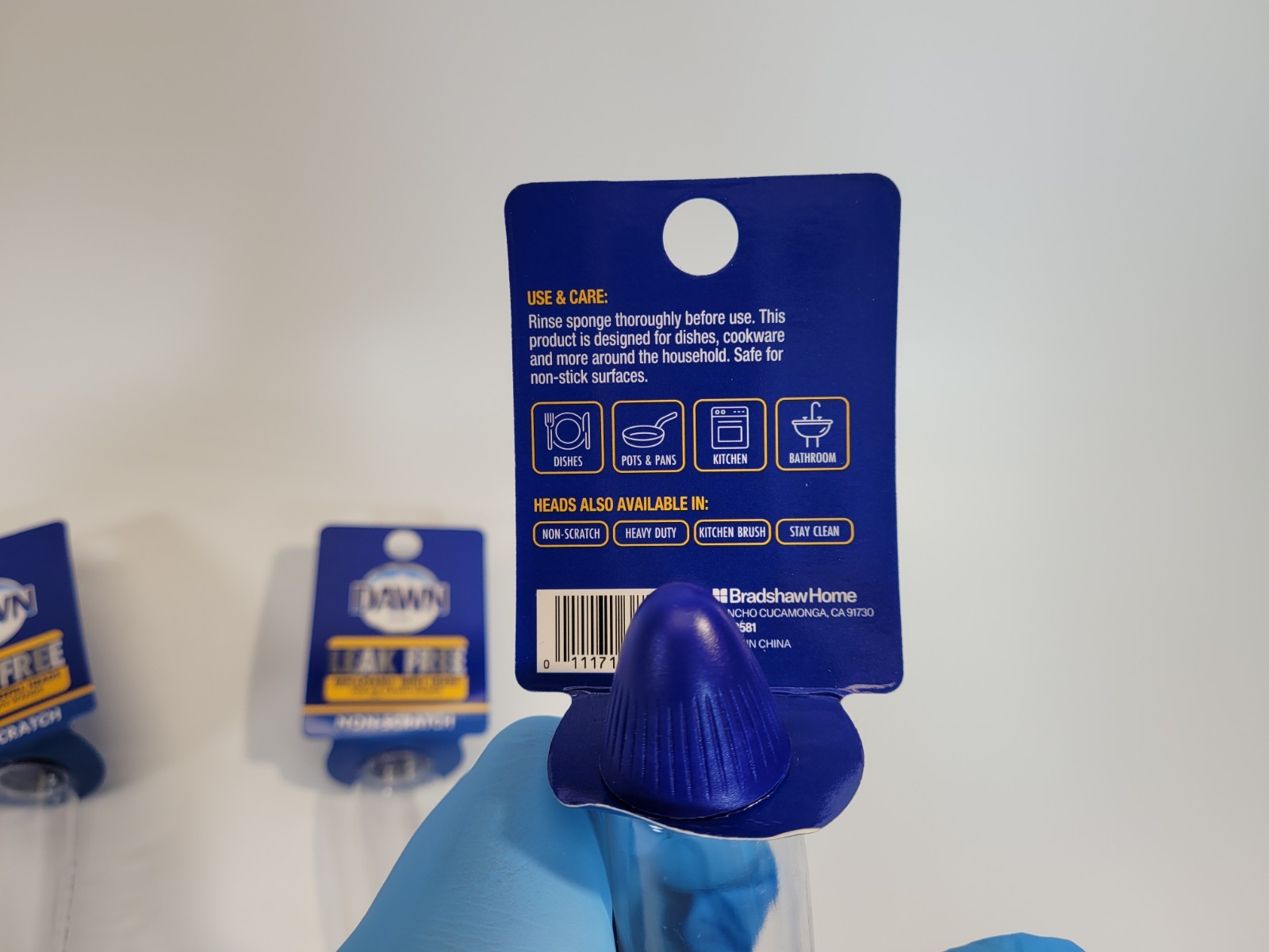 Dawn Soap Dispensing Dish Wand with Refill Non-Scratch Scrubber Sponge 3 Units