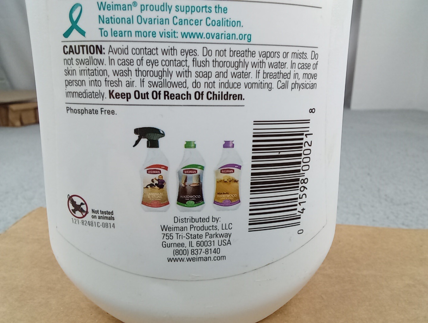 1x Weiman All Natural Hardwood Floor Cleaner 27oz Spray Bottle DISCONTINUED