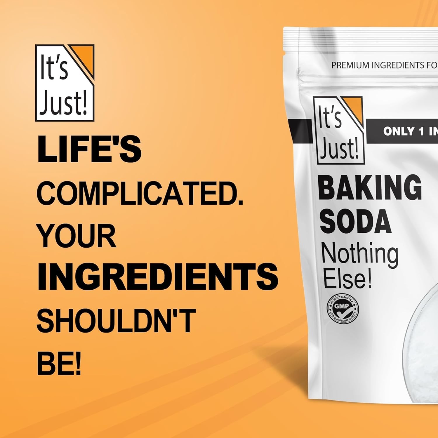 Versatile 100% Pure Sodium Bicarbonate, Gluten-Free 20 Ounce for Home & Kitchen