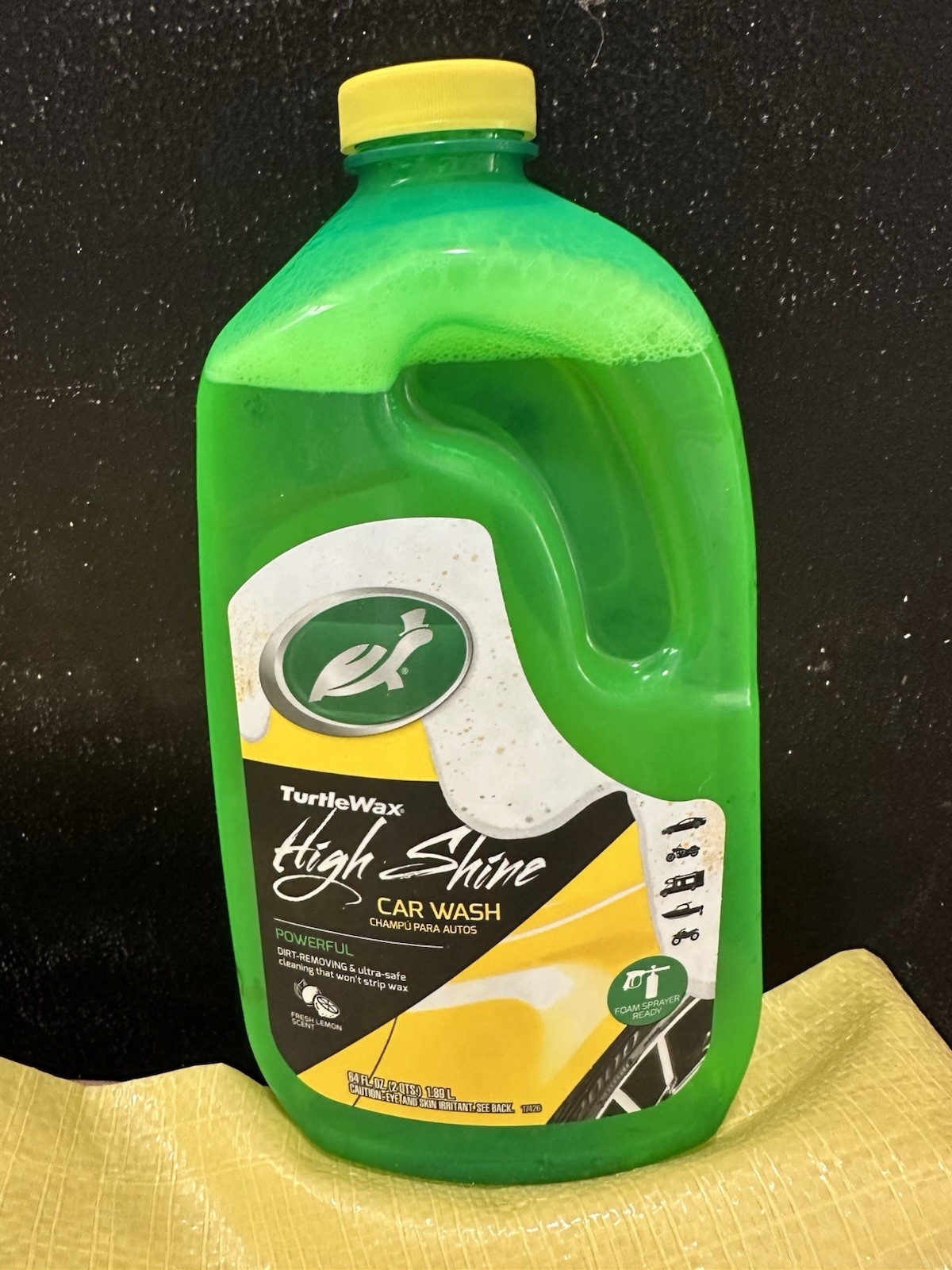Turtle Shine 60 oz Foam Sprayer Ready for Car Detailing (fresh Lemon Scent)