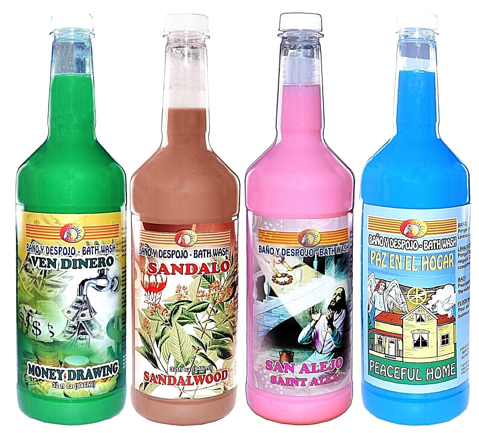 GROUP A BATH FLOOR WASH ASSORTED TITLES-TÍTULOS SURTIDOS LAVADO BAÑO PISO 32OZ.