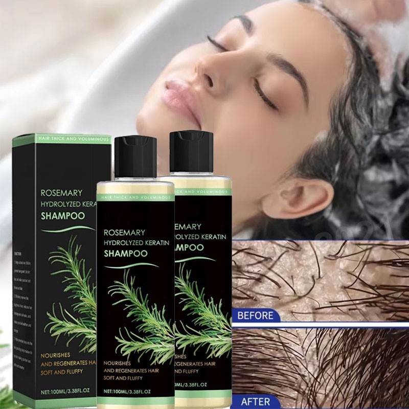 Organic Rosemary Hair Growth Shampoo for Natural Thickening & Strengthening
