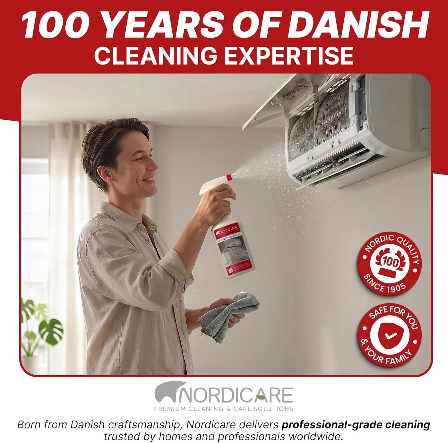 Air Conditioner Cleaner Spray – Professional Cleaning for Ducts, Filters & Ve…