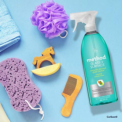 Method Glass Surface Spray Waterfall 28oz Ammonia Free Streak Free Clean