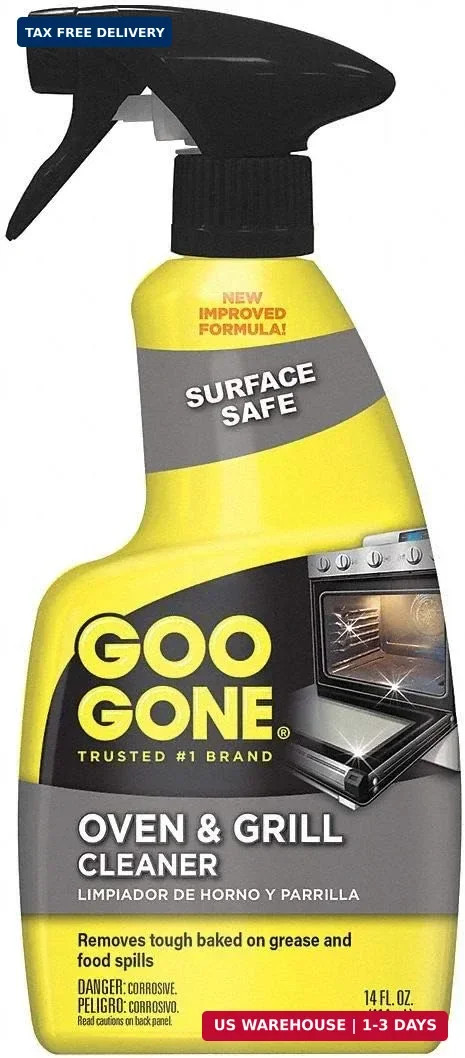 Goo Gone Oven and Grill Cleaner – 14 Ounce – Removes Tough Baked On Grease and F